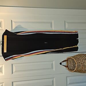Express one eleven retro vibe 🌈 rainbow side stripe wide leg xl snap pants
